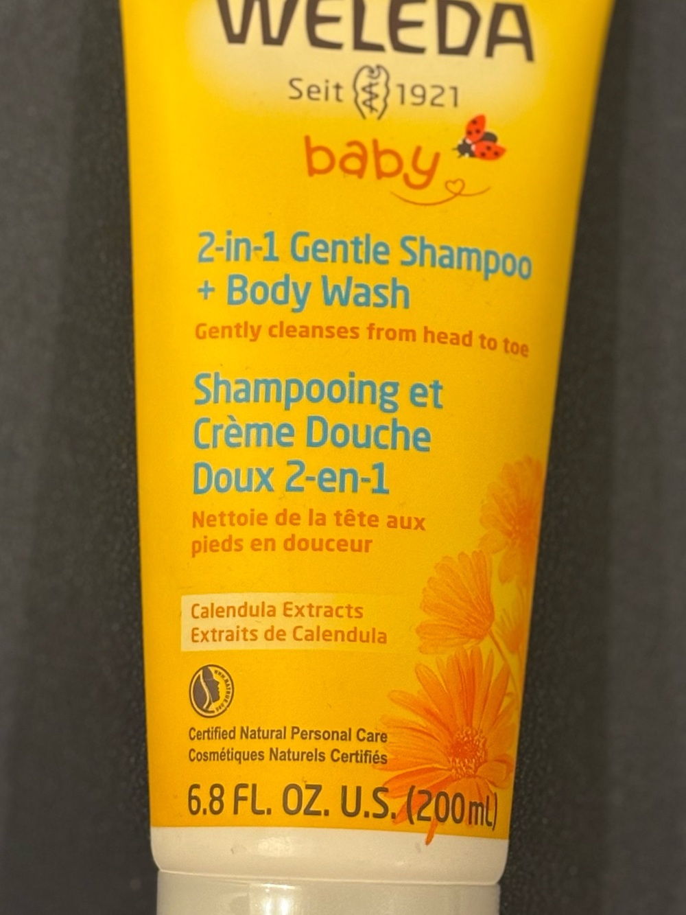 Weleda Baby 2-in-1 Gentle Shampoo + Body Wash - Yellow
